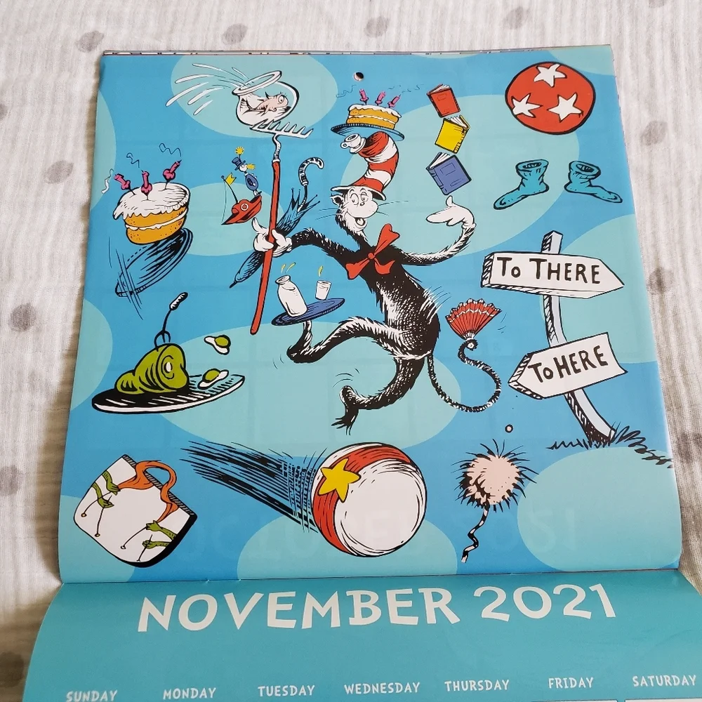 2021 Dr Seuss Calendar. NWOT.
